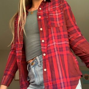 Red Boyfriend Flannel
